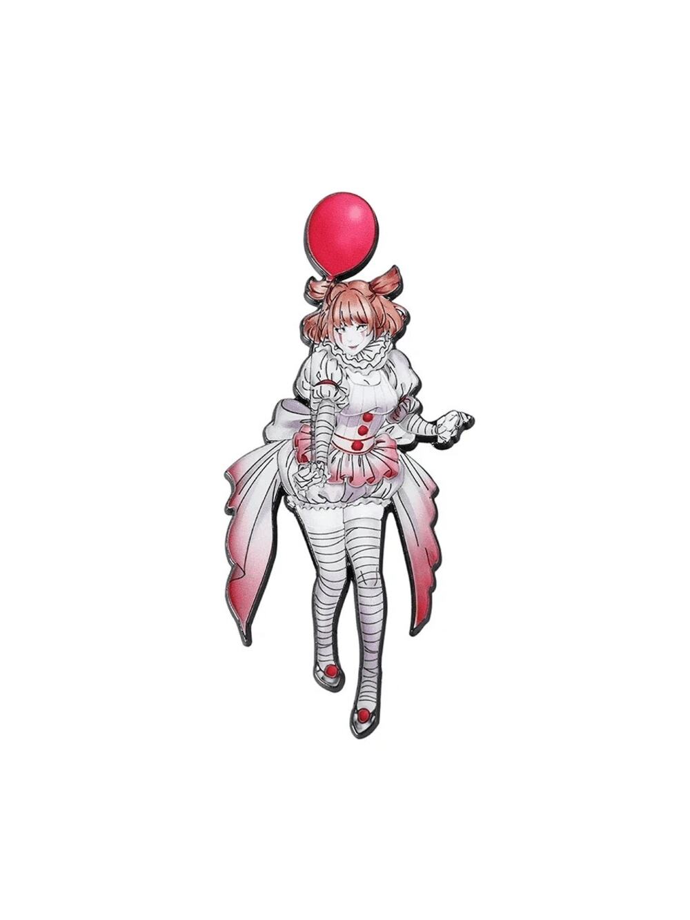 Clown Girl Halloween Horror BIG Enamel Pin-ONLY ONE